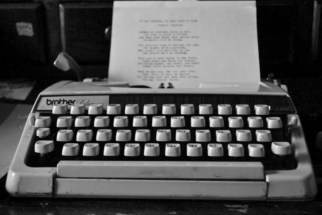 vintage typewriter